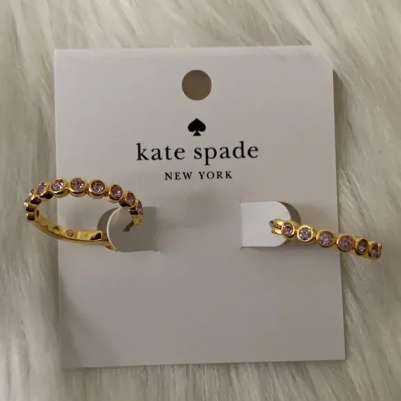 kate spade Jewelry Kate Spade Full Circle Huggies Earrings In